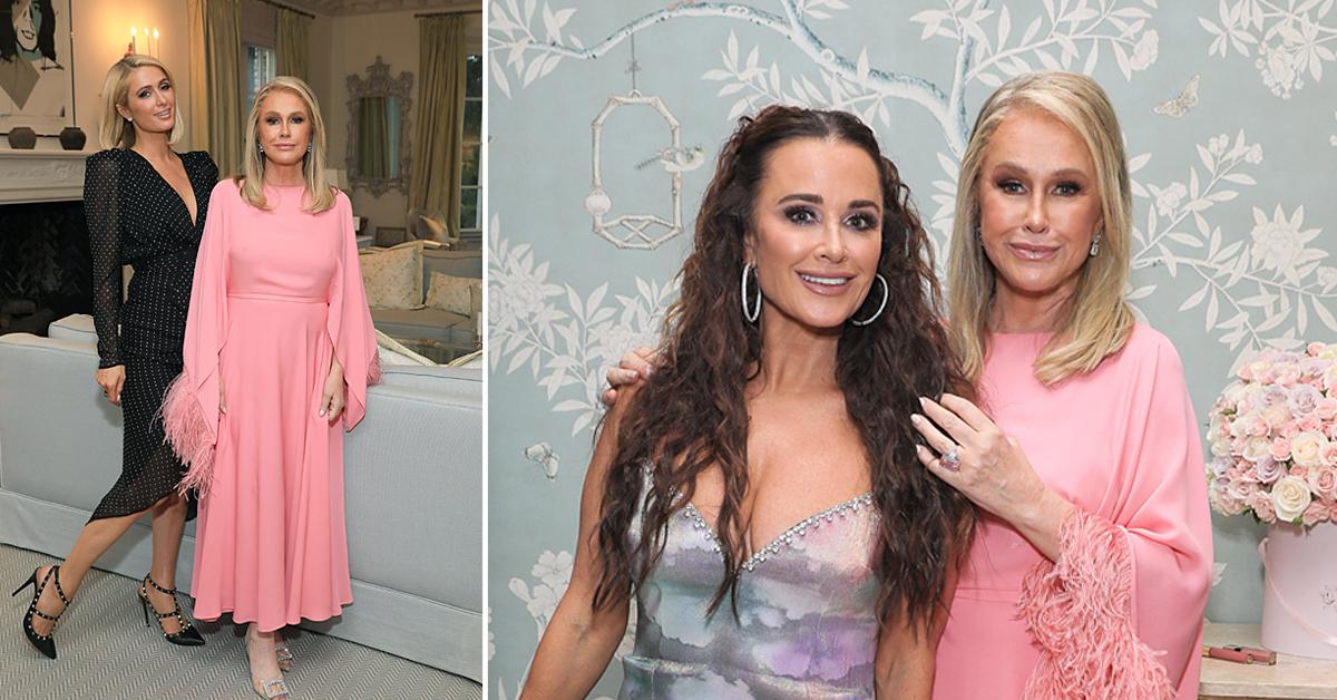 Kathy Hilton and Kyle Richards attend the grand opening of Chanel's highly  anticipated concept boutique on Robertson Blvd. in West Hollywood, CA.  5/29/08 Stock Photo - Alamy