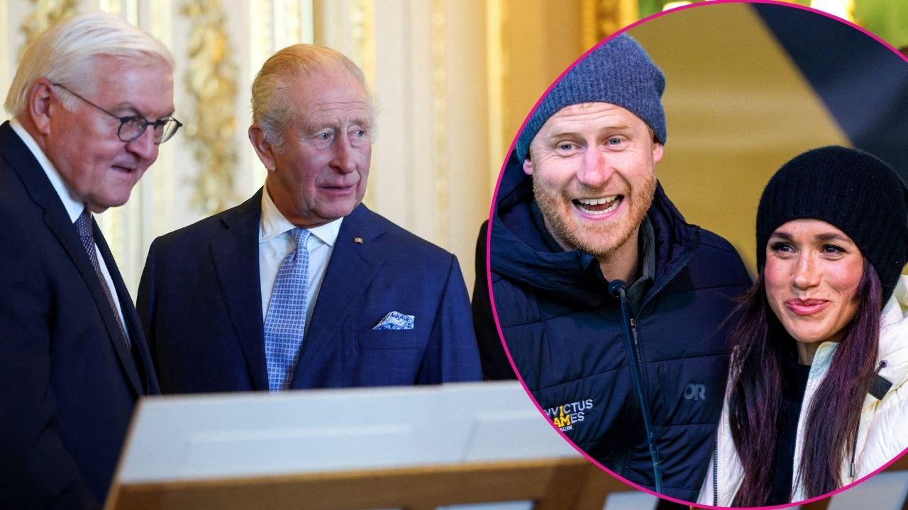 image of Charles and meghan and harry