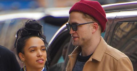 *EXCLUSIVE* Robert Pattinson shows his chivalry to FKA Twigs in the Big Apple