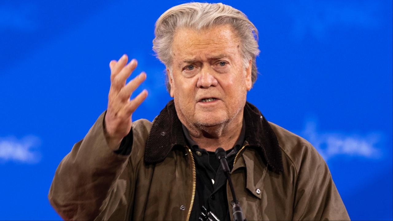 Bannon at an event
