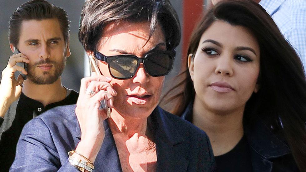 Kourtney kardashian angry kris jenner