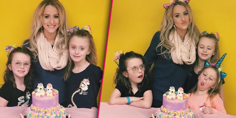 Leah messer twin daughter birthday party photos