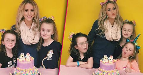 Leah messer twin daughter birthday party photos