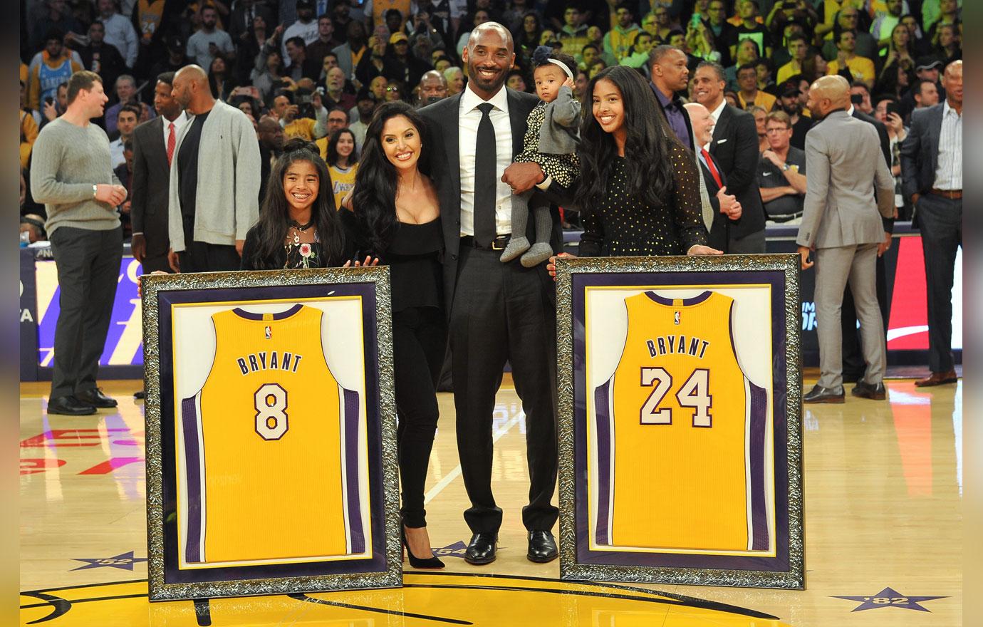 Celebrities At The Los Angeles Lakers Game