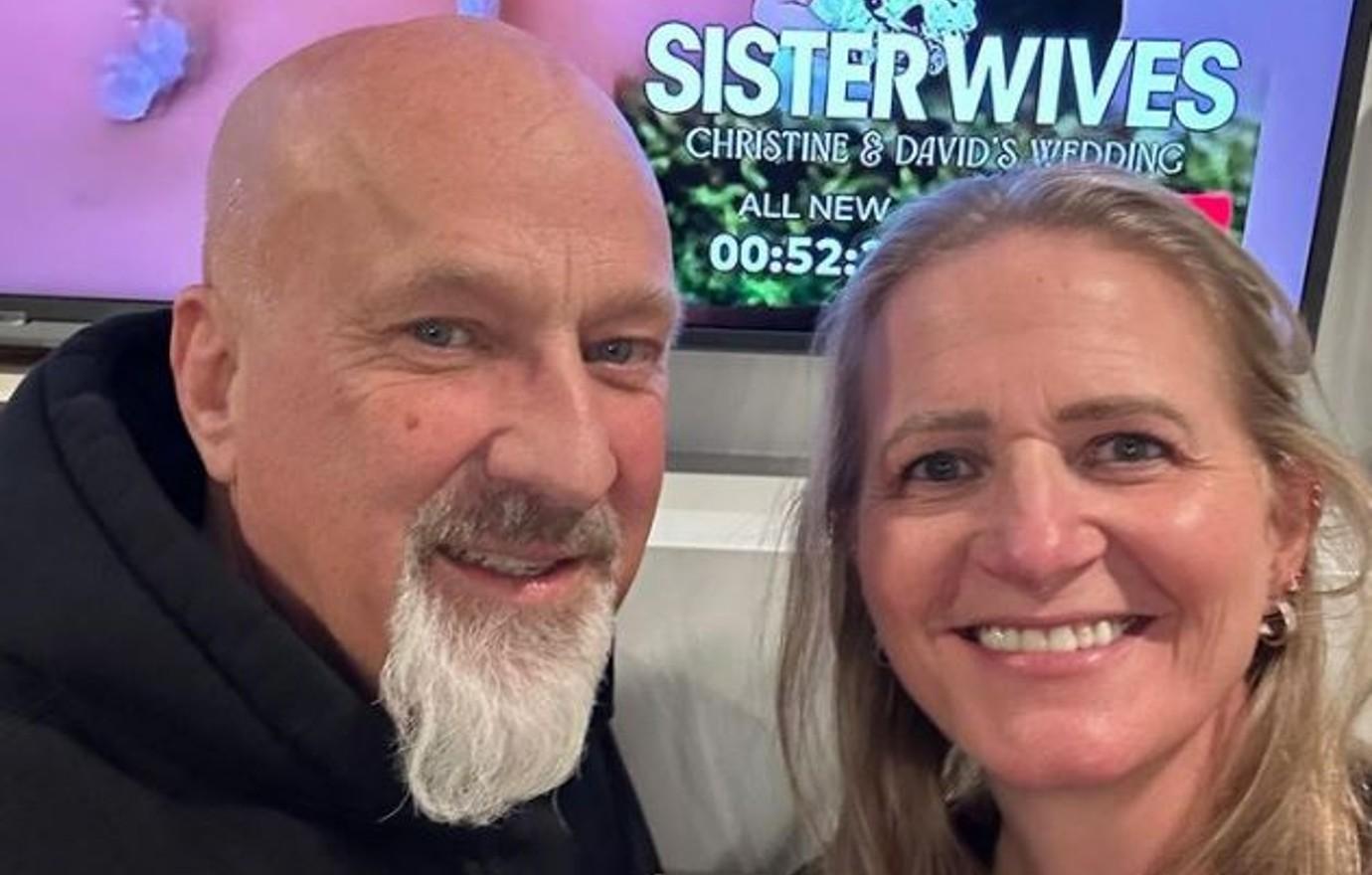 sister wives christine brown snubs robyn kodys kids  children