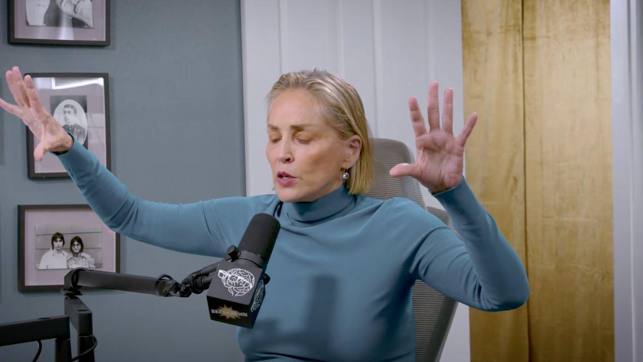 Photo of Sharon Stone's psychic had a powerful reaction to meeting her.