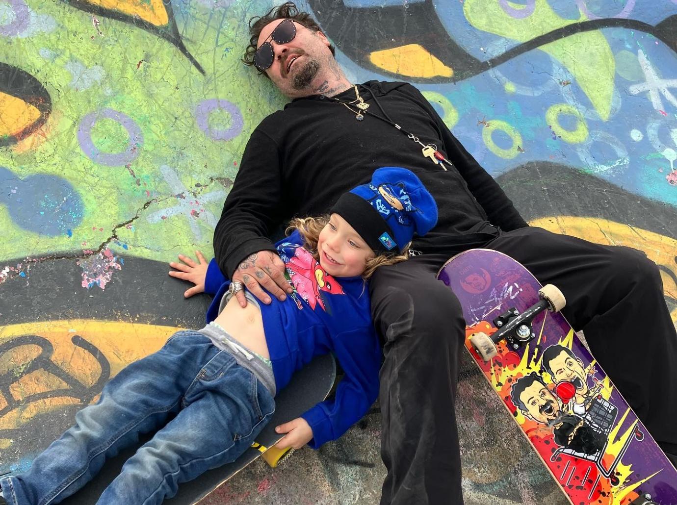 bam margera granted monitored visitation son phoenix sober