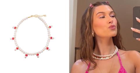 hailey justin bieber magic mushroom necklace frasier shop feature