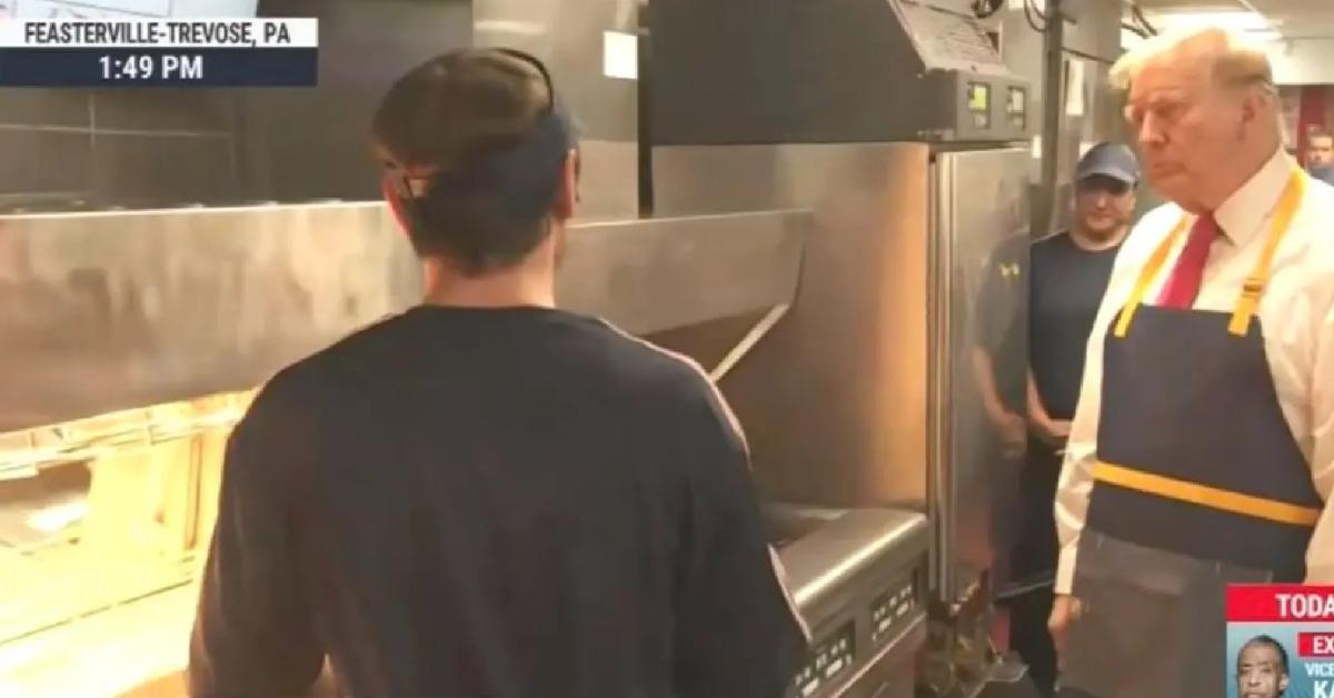 Photo of The president said the 'response was incredible' when he was working at the fast food chain.