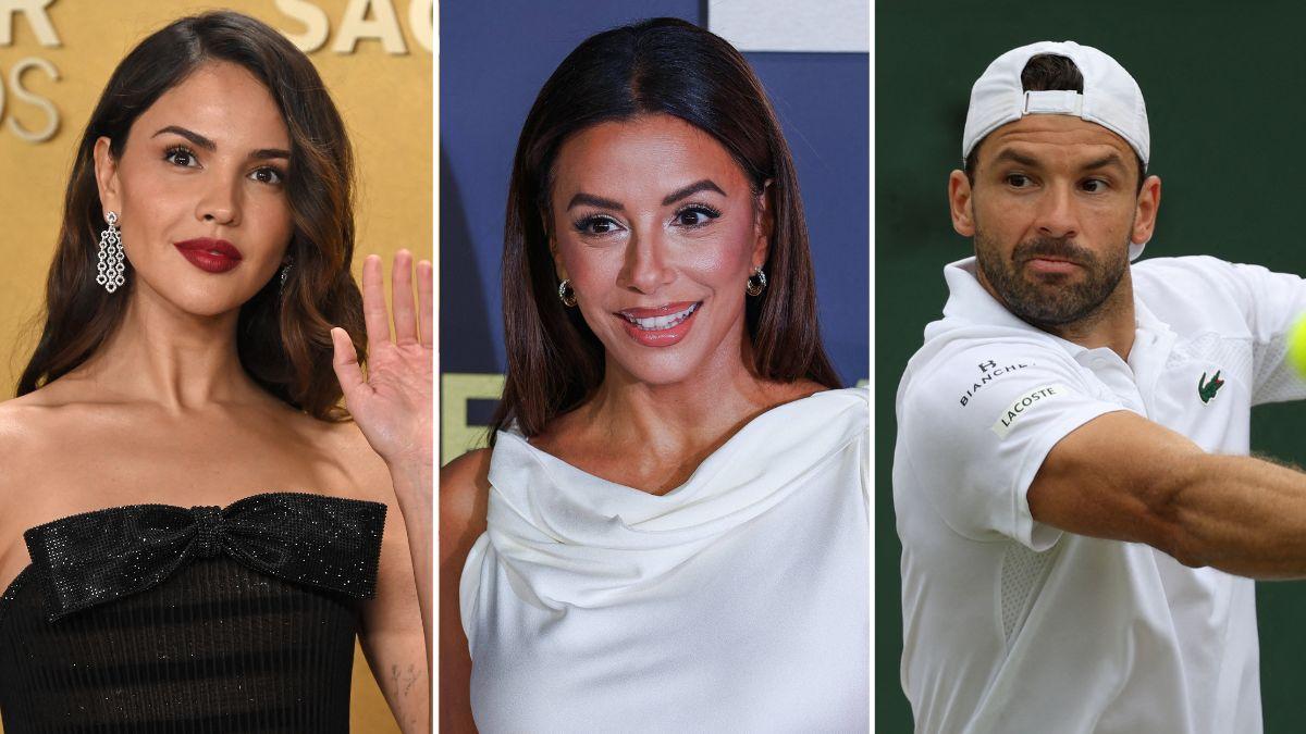Photo of Eiza González, Eva Longoria and Grigor Dimitrov
