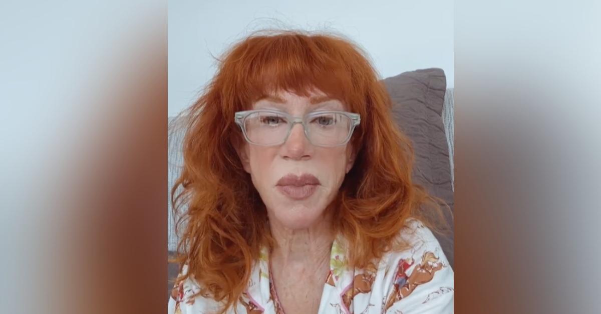 disheveled kathy griffin health concerns looking worse wear