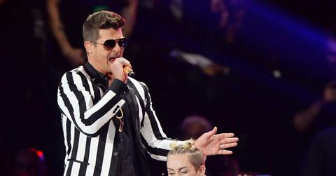 Miley robin thicke