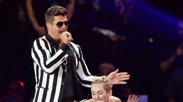 Miley robin thicke
