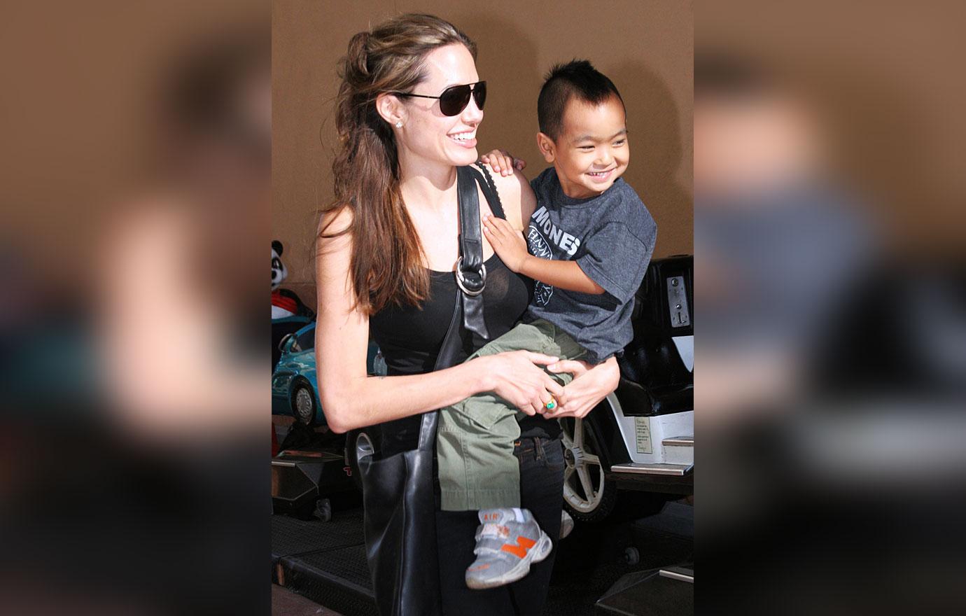 angelina jolie brad pitt kids through the years