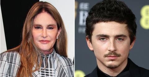 Photo of Caitlyn Jenner and Timothée Chalamet