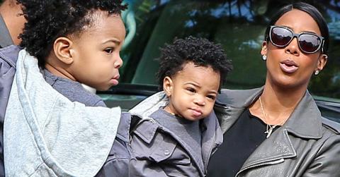 Kelly Rowland Cuddles Titan Jewell