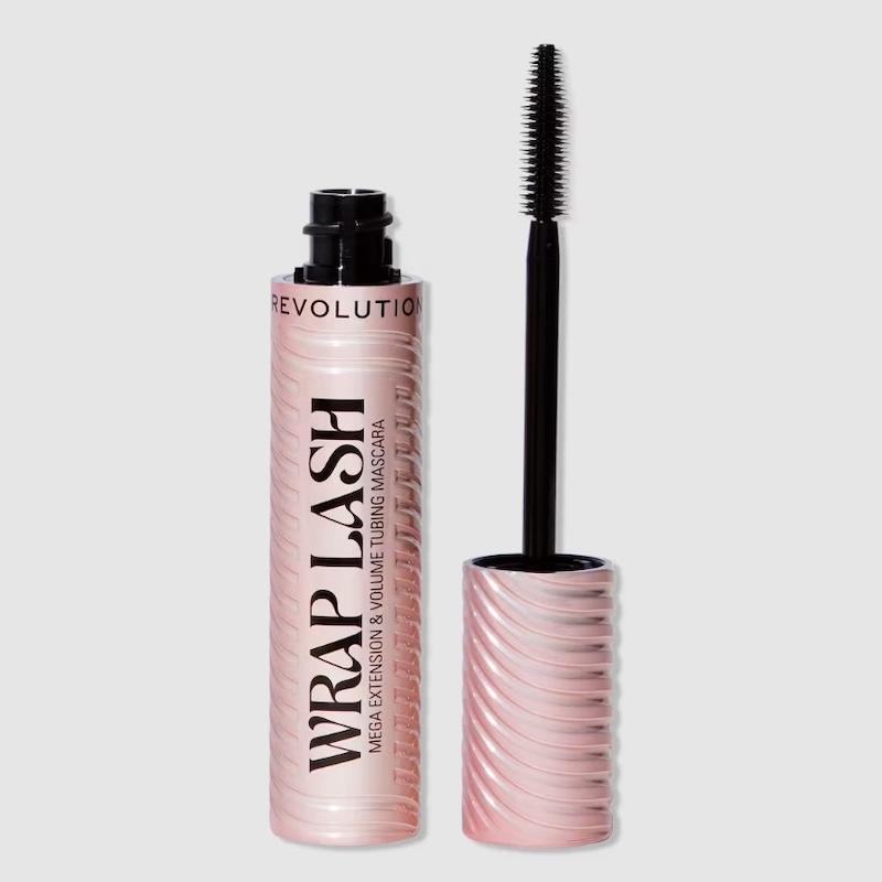 wrap lash black white background