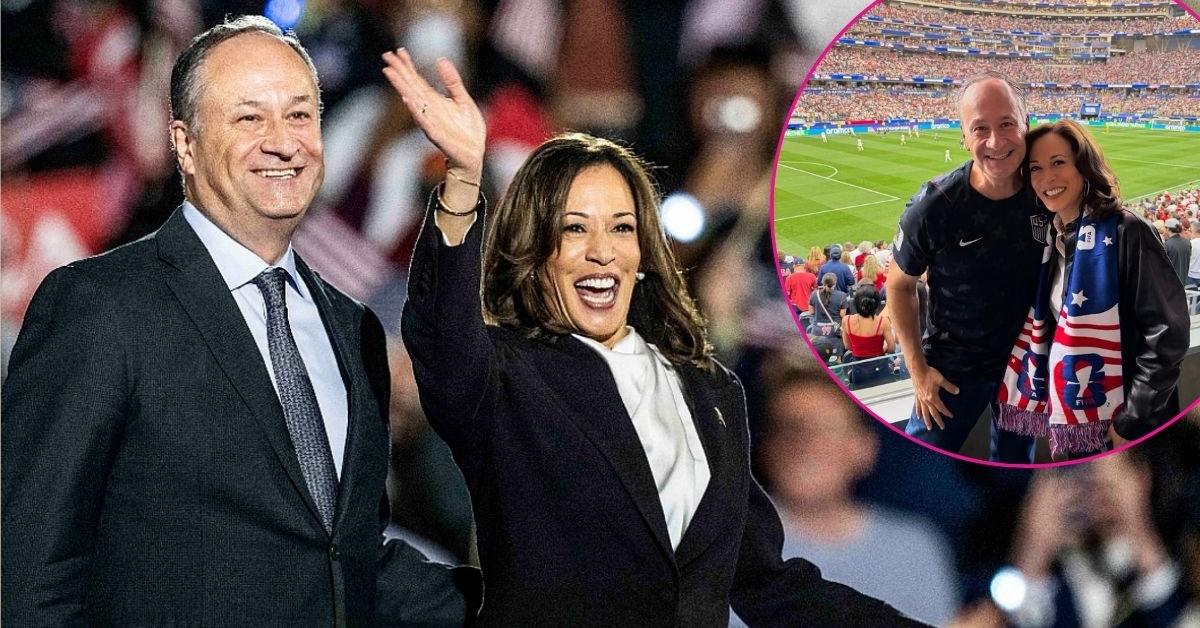 Ex-VP Kamala Harris and Husband Douglas Emhoff All Smiles at the World Cup Amid Split Rumors: Photos