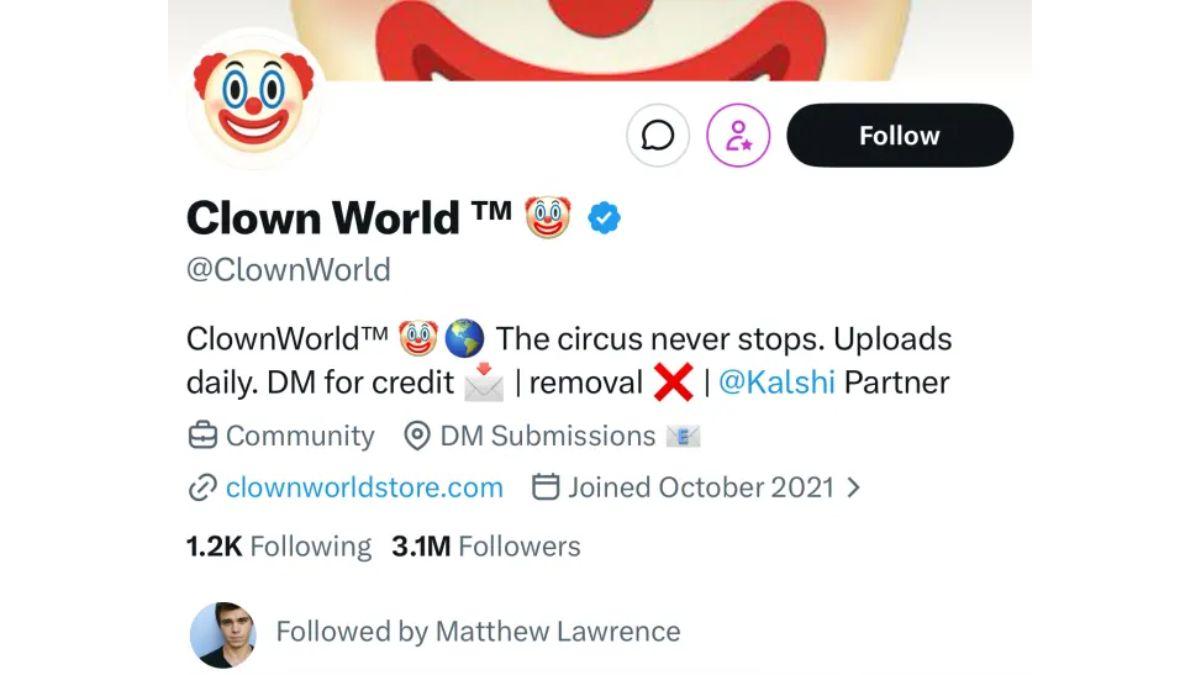 Image of Matthew Lawrence follows a popular pro-Trump meme account.