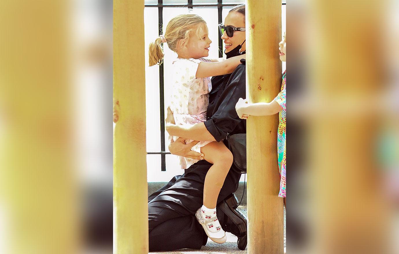 irina shayk daughter lea nyc playground