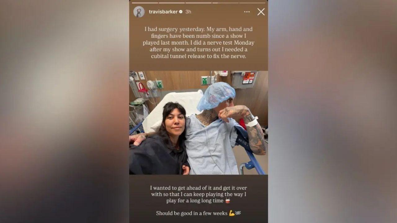 image of Travis Barker recently experienced a health scare.