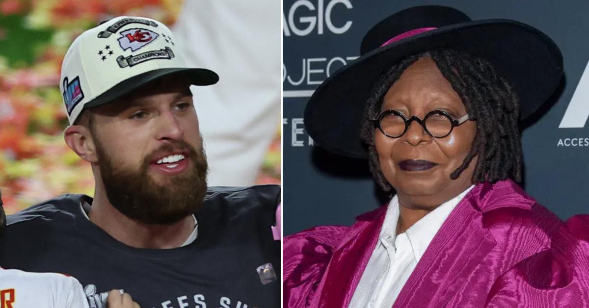 whoopi goldberg defends chiefs kicker harrison butker commencement speech