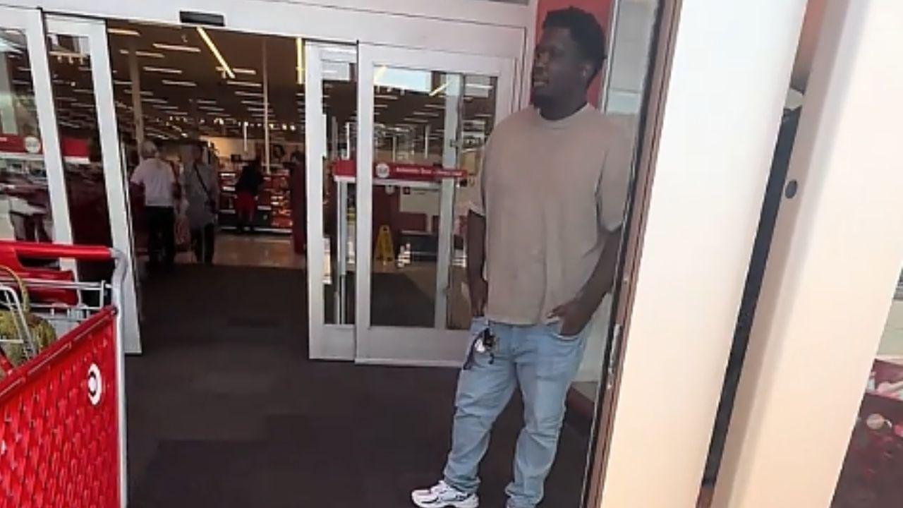Image of the woman described her experience during a shopping trip to Target in Cheltenham Township, Pennsylvania.