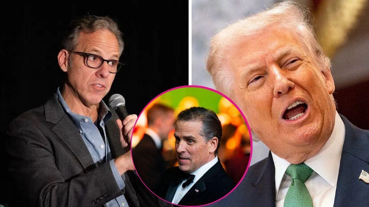 image of hunter biden, trump and Jake tapper 