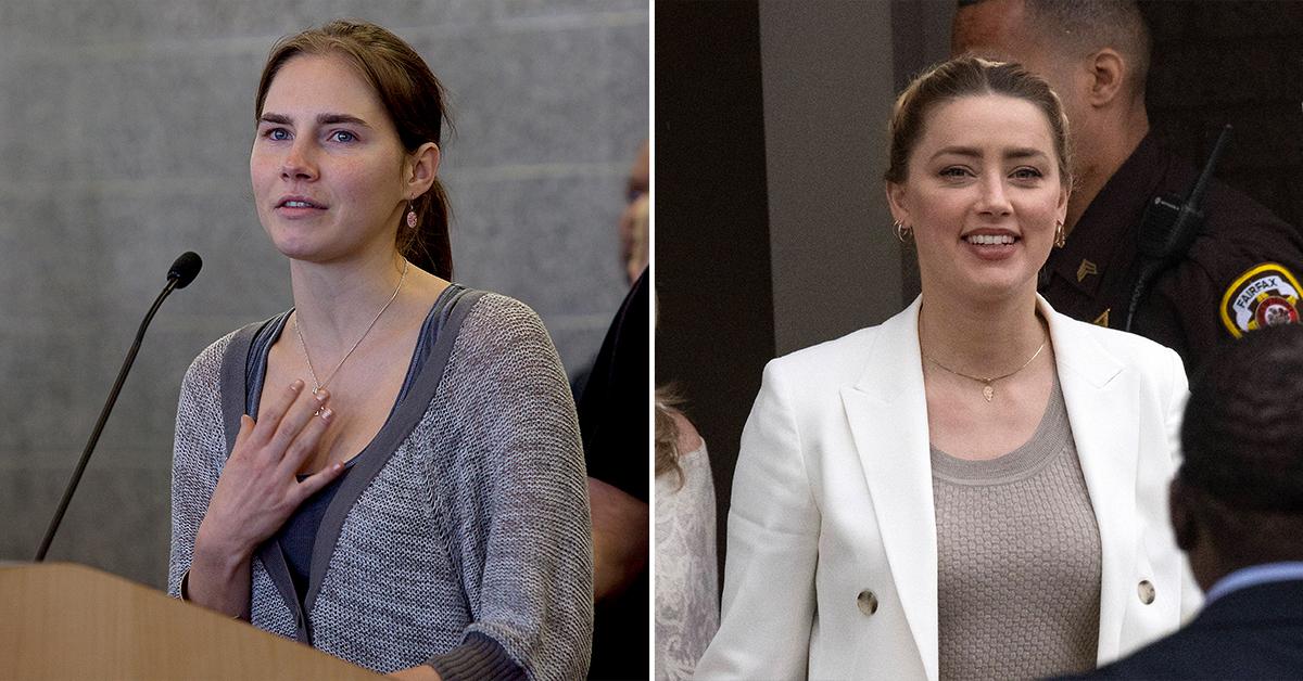 amanda knox weighs in johnny depp amber heard trial pp