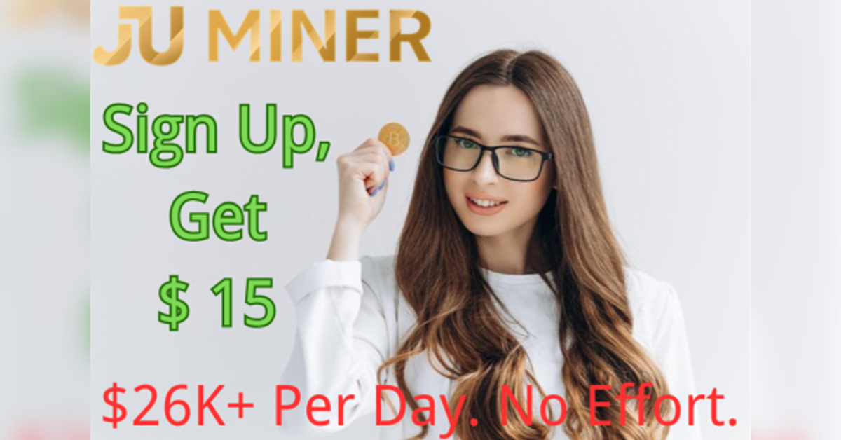 ju miner unprecedented smart free cloud mining earn btc eth doge xrp easily