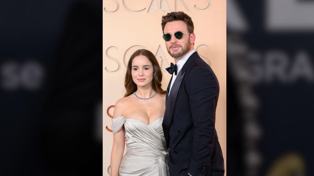 image of Chris Evans and alba Baptiste 