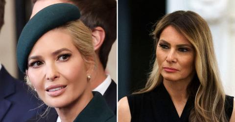 Split photo of Melania Trump & Ivanka Trump