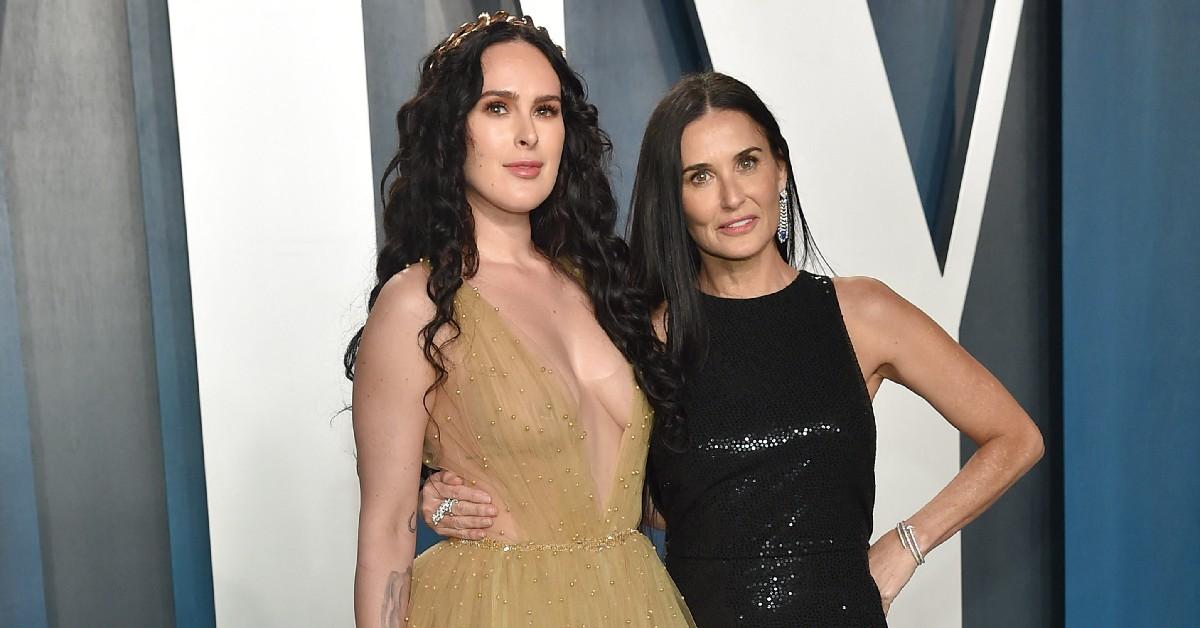 rumer willis sizzles mom demi moore gold swimsuit striptease