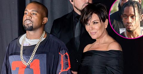 Kris jenner managing kanye west travis scott kylie denies