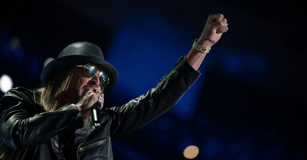 image of Kid Rock honored Charlie Kirk with a tribute during his concert.