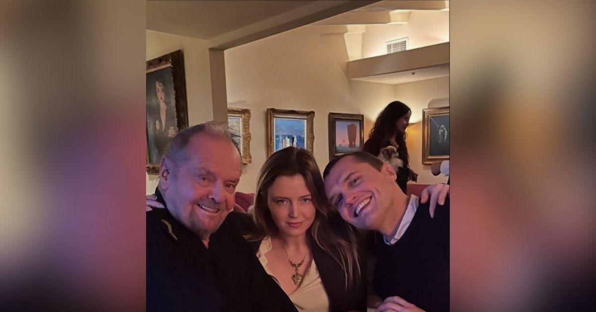 image of Jack Nicholson appeared in a rare family photo.