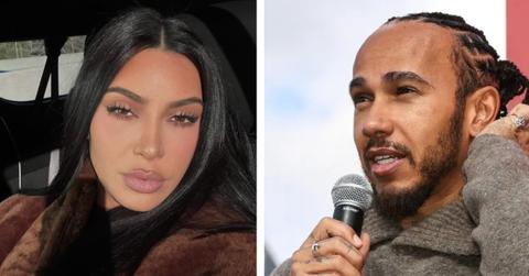 Split photo of Kim Kardashian