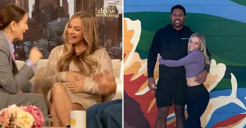 Photo of Mackenzie McKee on 'The Drew Barrymore Show' and a picture of Mackenzie McKee with Khesanio Hall.