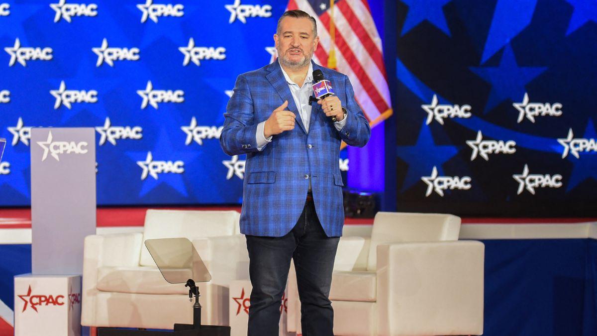 Image of Ted Cruz alluded to Meghan Markle's recent remarks about being bullied.