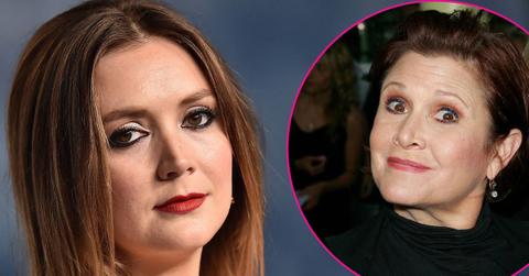 Image of Billie Lourd and Carrie Fisher