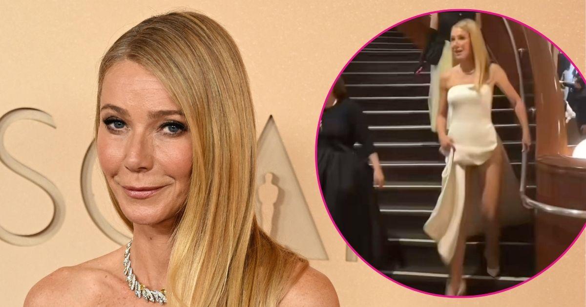 gwyneth paltrow wardrobe malfunction oscars