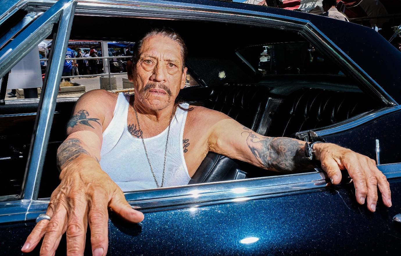 danny trejo ignites brawl th july parade la water balloon watch