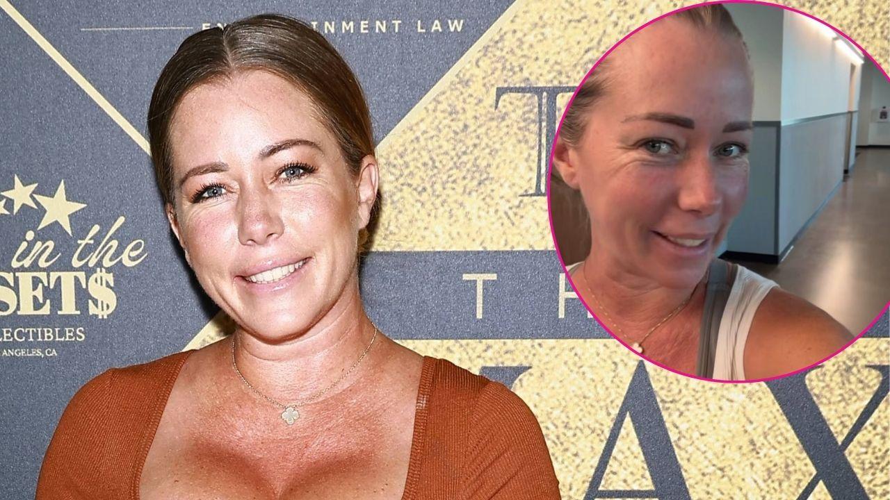 Split photo of Kendra Wilkinson