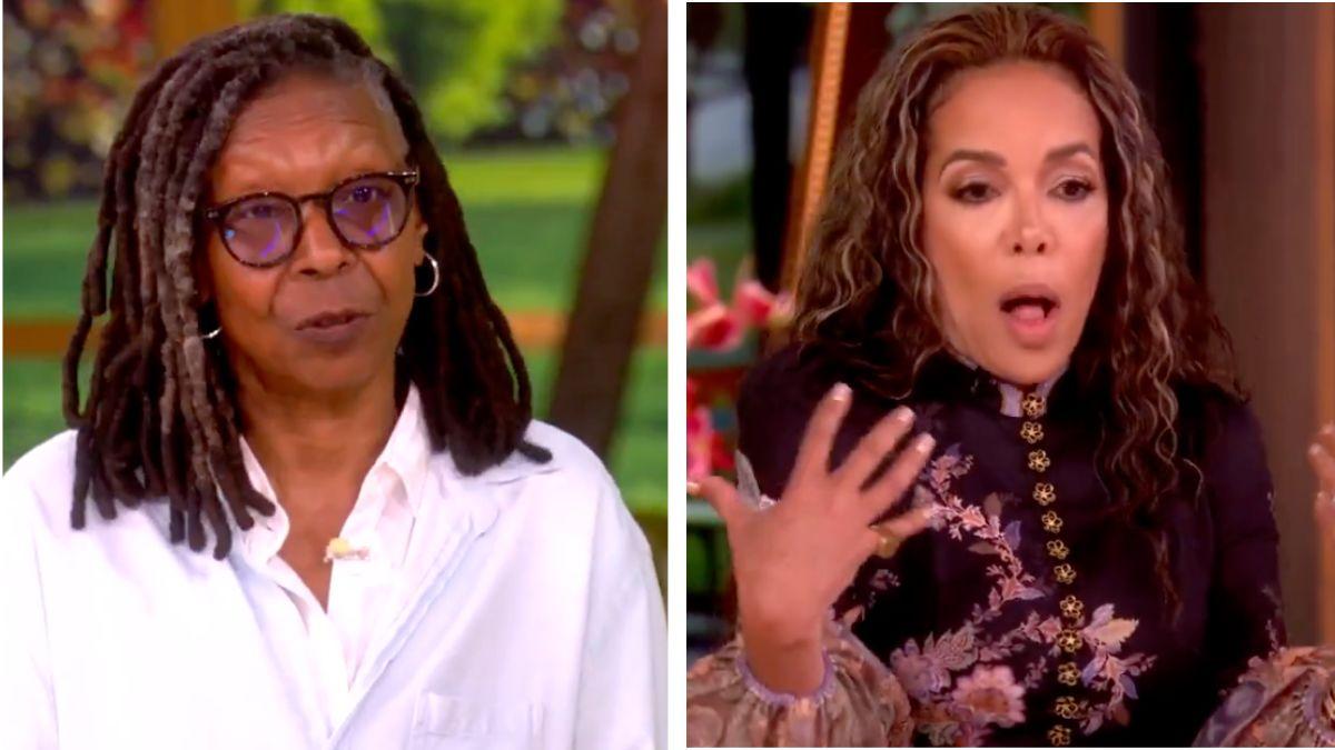 Split photo of Whoopi Goldberg and Sunny Hostin