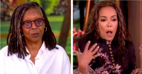 Split photo of Whoopi Goldberg and Sunny Hostin
