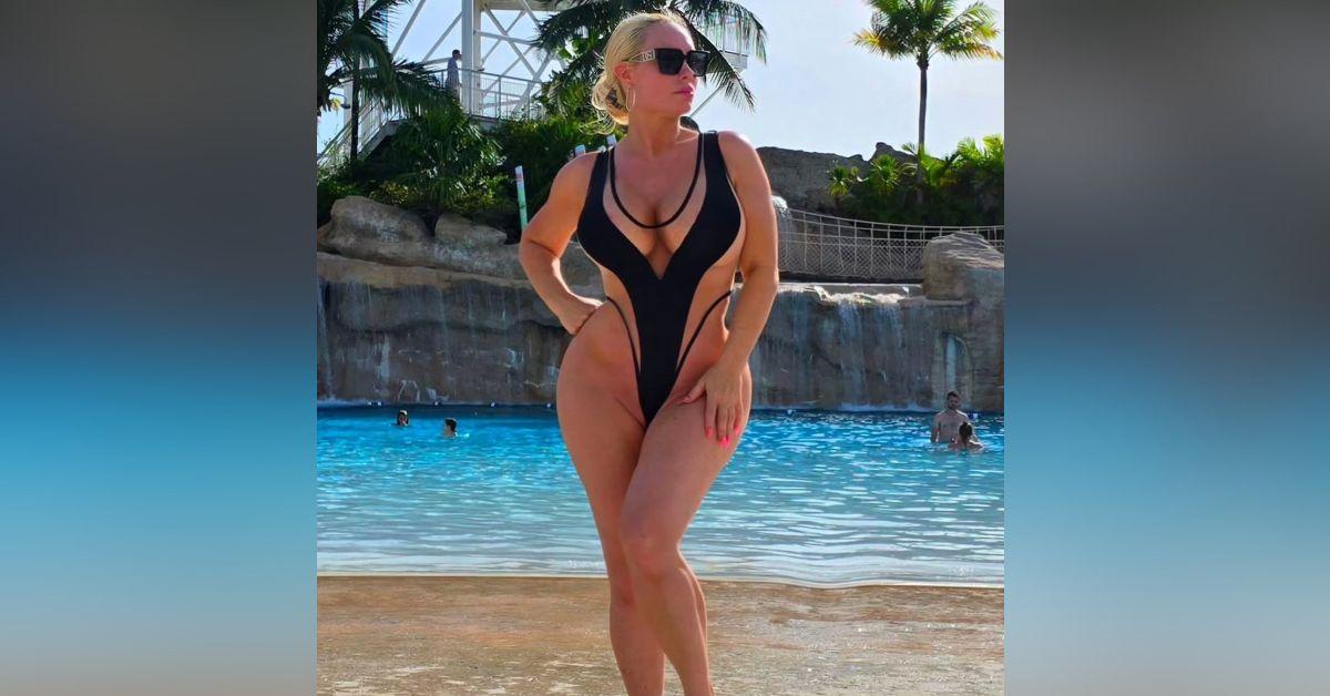 photo of The model wore a swimsuit from OMG SWIM