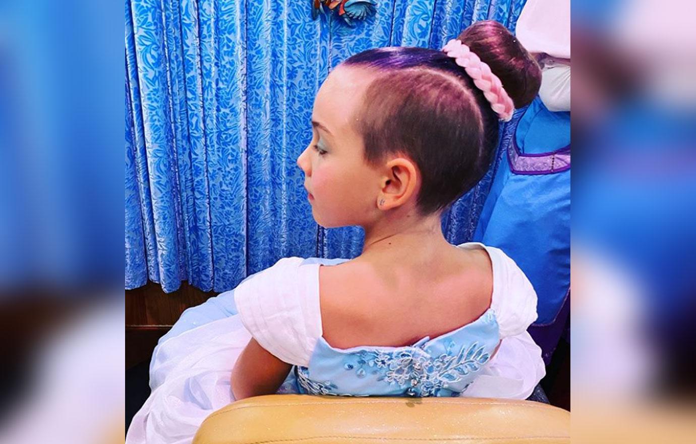 Pink's Daughter Willow Sports Adorable HalfShaved Hairstyle To Disney