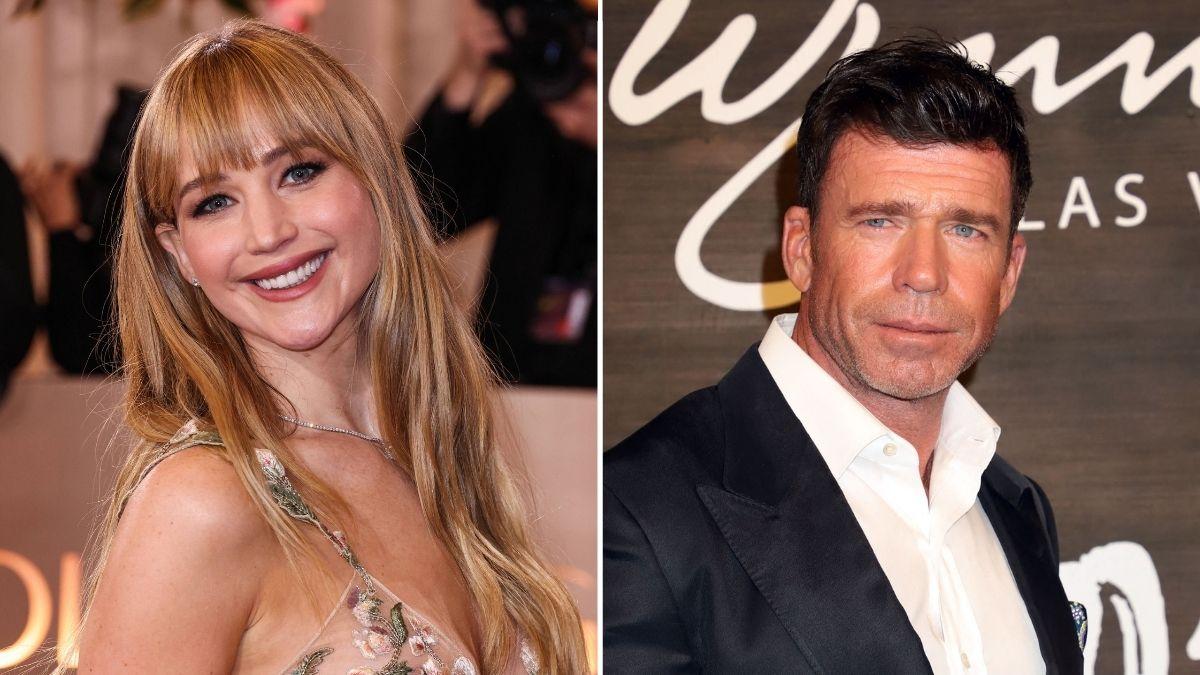 Photo Jennifer Lawrence & Taylor Sheridan