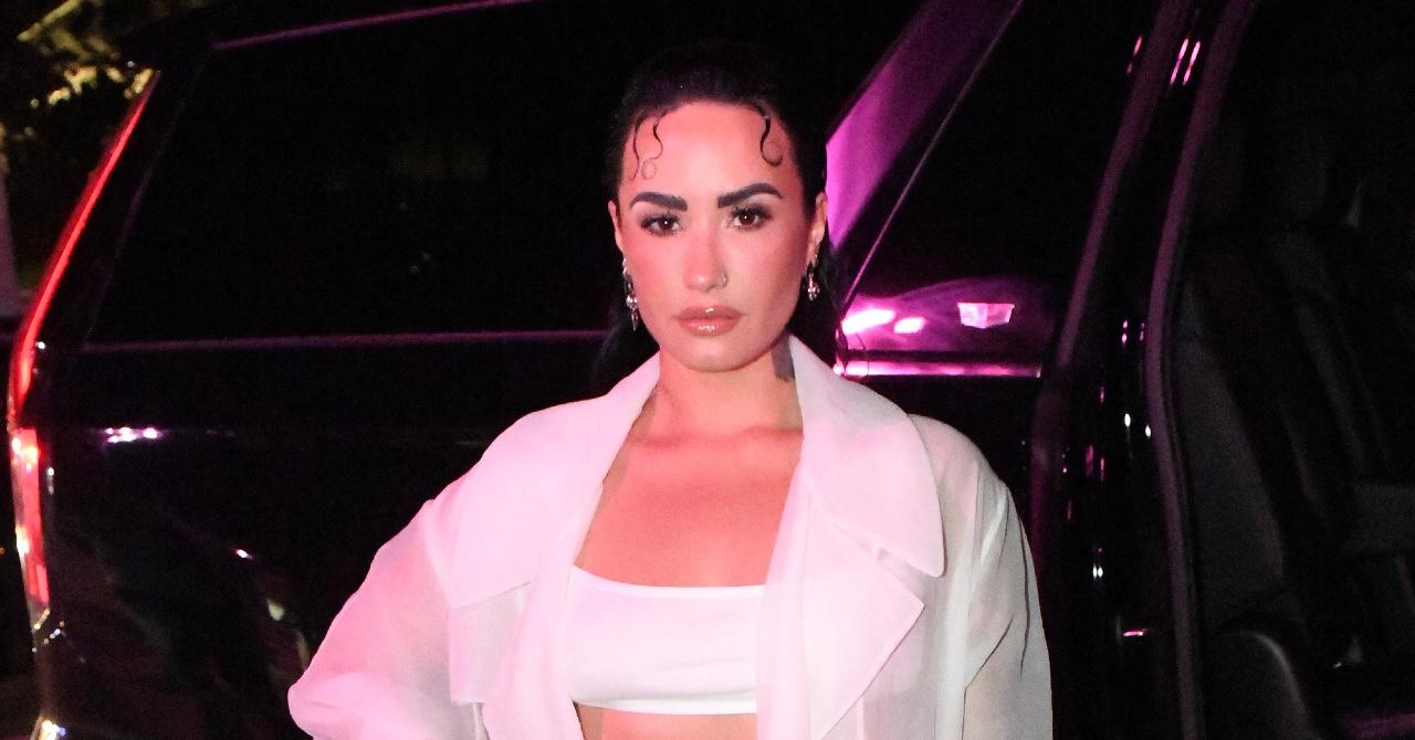 Demi Lovato Shows Off Flawless Skin With Sultry Snap