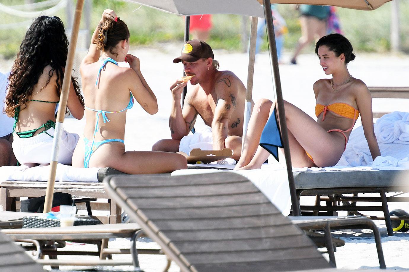 diplo miami surrounded by bikini clad women